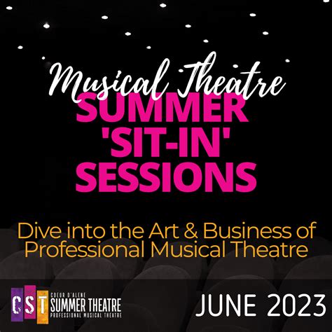 Schedule for the concerts in Coeur D Alene is refreshed up to the minute. . Cda summer theater 2023 schedule